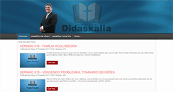 Desktop Screenshot of didaskalia.com.br